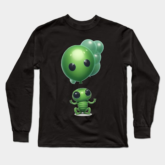 Cute alien Long Sleeve T-Shirt by Giftogift